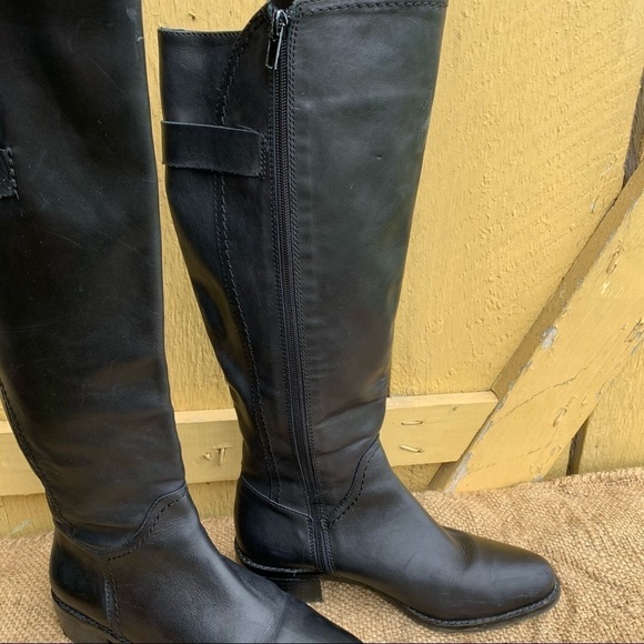 Arturo Chiang Darren Leather Tall Zip Riding Boots - Picture 4 of 7